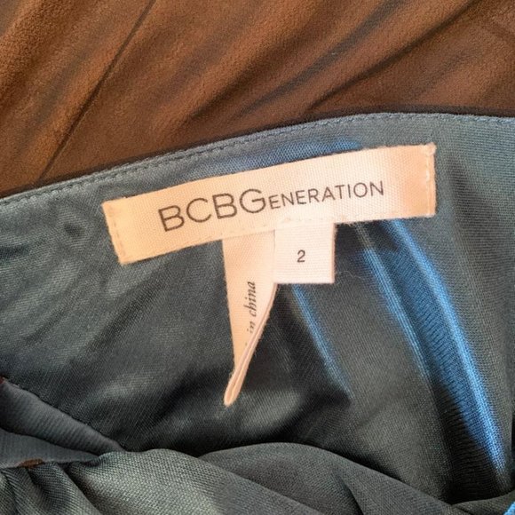 BCBGeneration Polka Dot Dress with Mesh - Picture 2 of 5